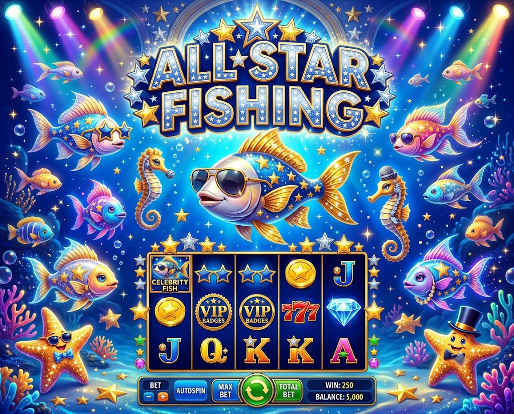 All-Star Fishing at JILI777 - celebrity fish and star-studded prizes