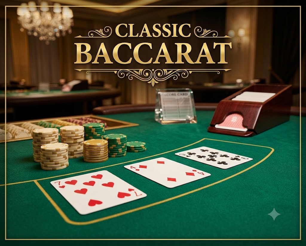 Classic Baccarat table game
