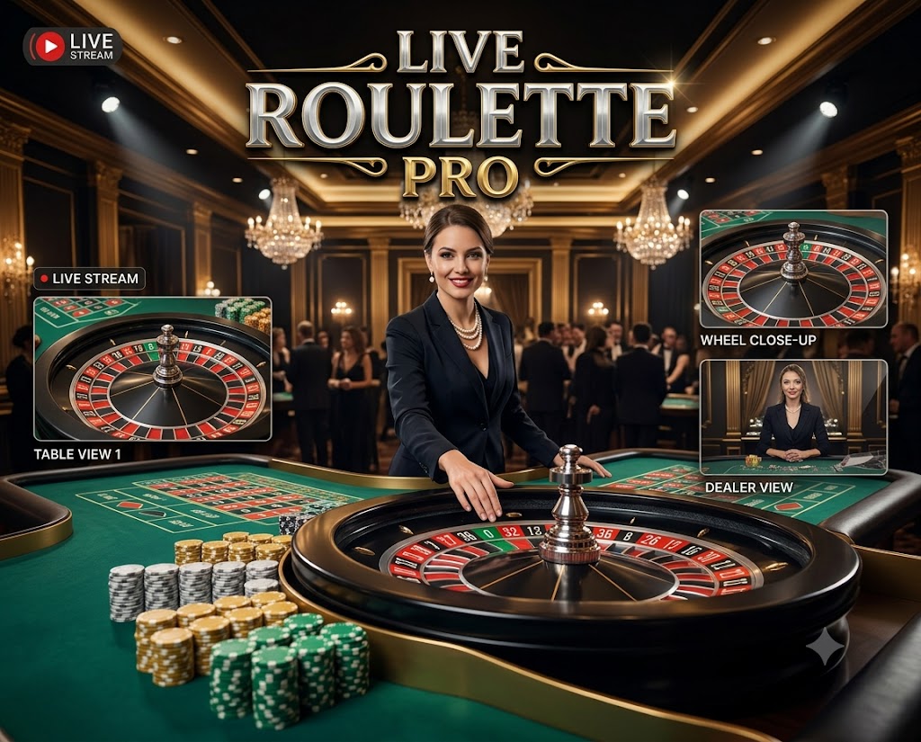 Live Roulette Pro with professional dealer at JILI777